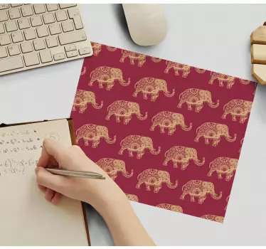 Podloga za miš obrasci veseli uzorak slona - TenStickers