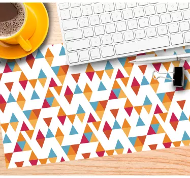 Podloga za miš obrasci vibrantne geometrijske konfiguracije - TenStickers