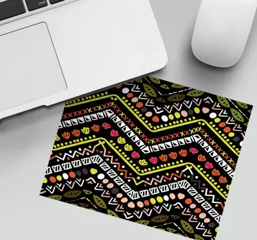 Podloga za miš obrasci živopisni cik-cak uzorak - TenStickers