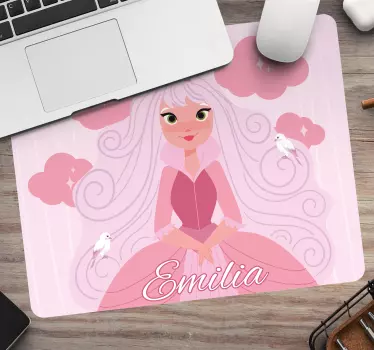 Podloga za miš s imenom fantasy lik ilustracija - TenStickers