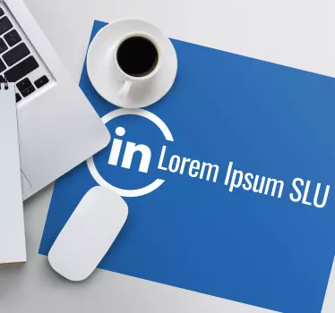 Podloga za miš s imenom i logotipom s tekstom - TenStickers