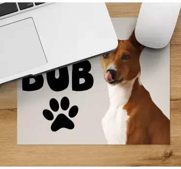 Podloga za miš s imenom pas s imenom - TenStickers