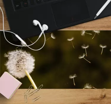 Podloga za miš xxl s nježnim sjemenkama maslačka - TenStickers
