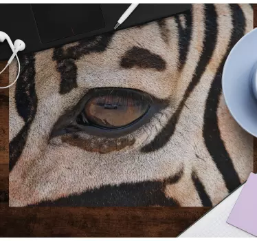Podloga za miš zebra od kože životinja originalna podloga za miša - TenStickers