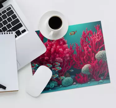 Podloga za miš izvornik "Živjela magenta" rif - TenStickers