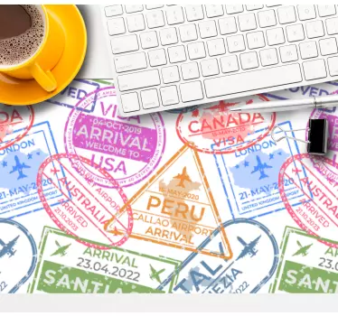 Putni žigovi uzorci jastučića miša - TenStickers