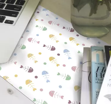 Riblje kosti riba miš - TenStickers