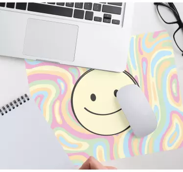 šarena kravata boja smajlić originalna podloga za miša - TenStickers