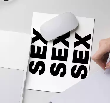 Sex originalni vinilni jastučić za miš - TenStickers