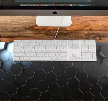 Sivi ombre geometrijski paneli originalna podloga za miš - TenStickers