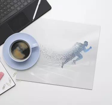 Trčanje apstraktne tematske prostirke za miša - TenStickers