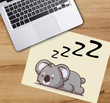 Uspavani crtani koala originalni podloga za miš - TenStickers