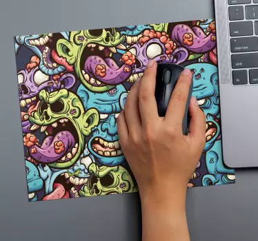 Zombiji koji se igraju jastučićima za vinilni miš - TenStickers