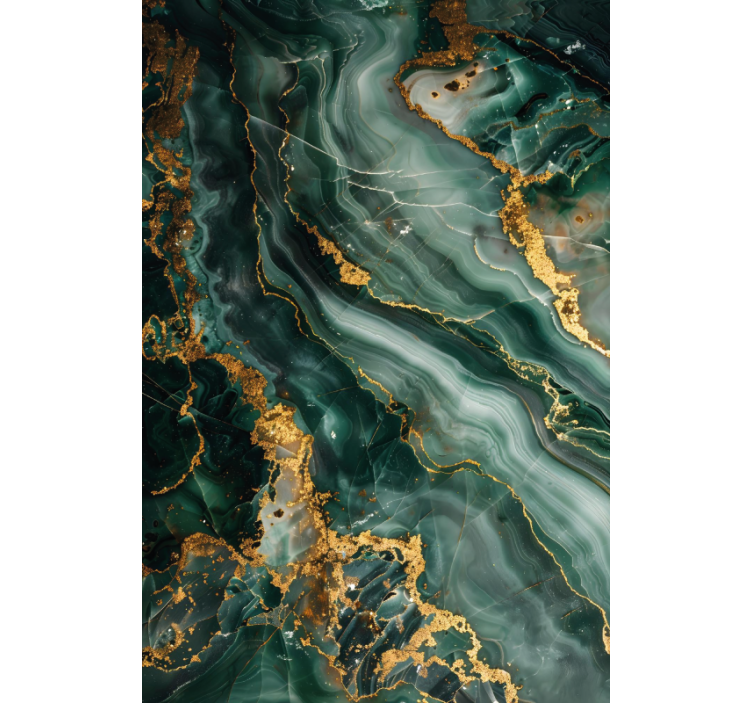 Rolo zavjese kupaonica luksuzna imitacija zelenog mramora - TenStickers