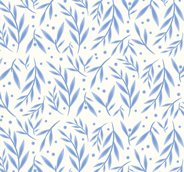 Rolo zavjese kupaonica plavo-bijeli uzorak - TenStickers