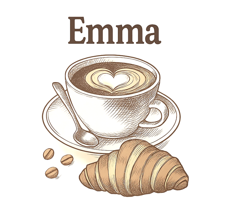 Zavjese za kuhinju personalizirani dizajn kave - TenStickers