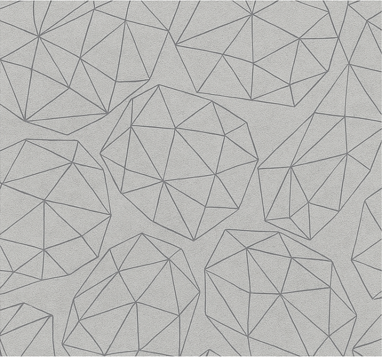 Rolo zavjese kupaonica sjaj srebrnog dragog kamenja - TenStickers