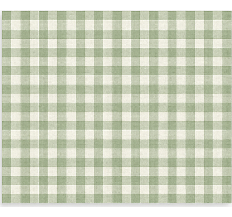 Zavjese za kuhinju uzorak zelene tkanine - TenStickers