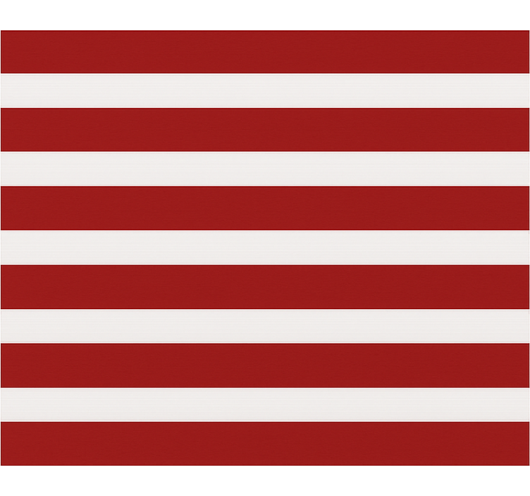 Zavjese za dječju sobu crvene vodoravne pruge - TenStickers