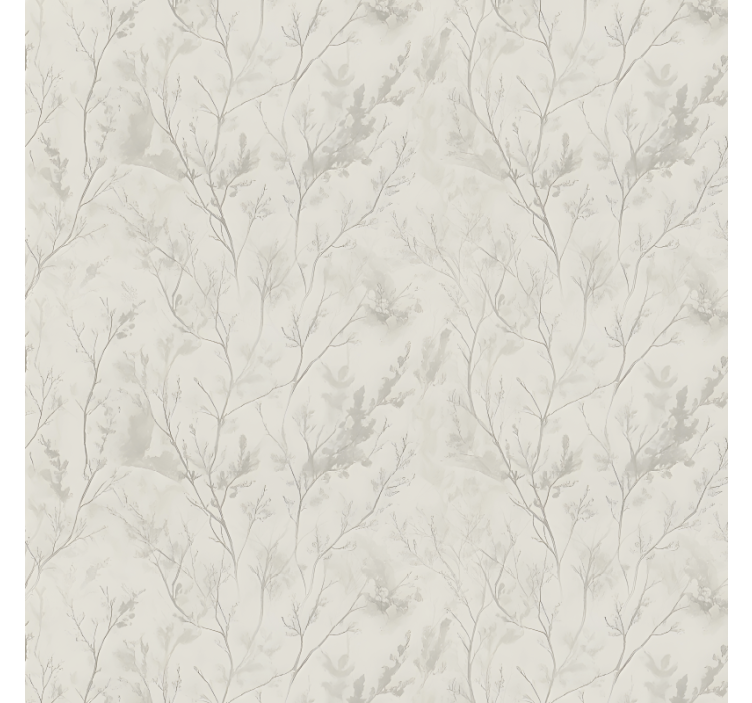 Zavjese za kuhinju zimski cvjetni uzorak - TenStickers