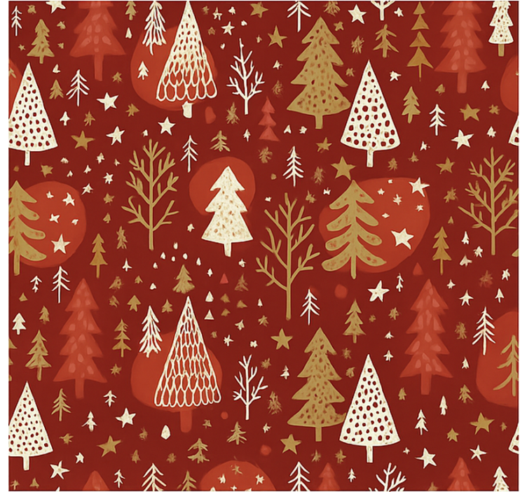 Zavjese za dnevni boravak zelene svečane ikone - TenStickers