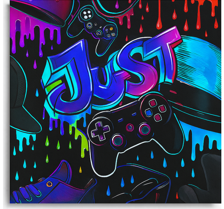 Rolo zavjese štreber 3d kontroler za igre - TenStickers