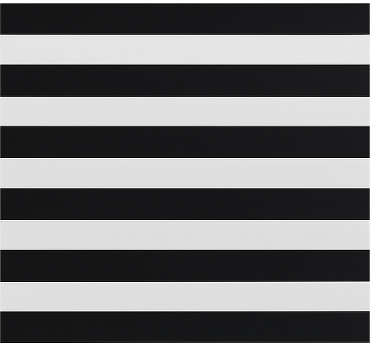 Rolo zavjese blagovaonica crne i prozirne prugaste - TenStickers