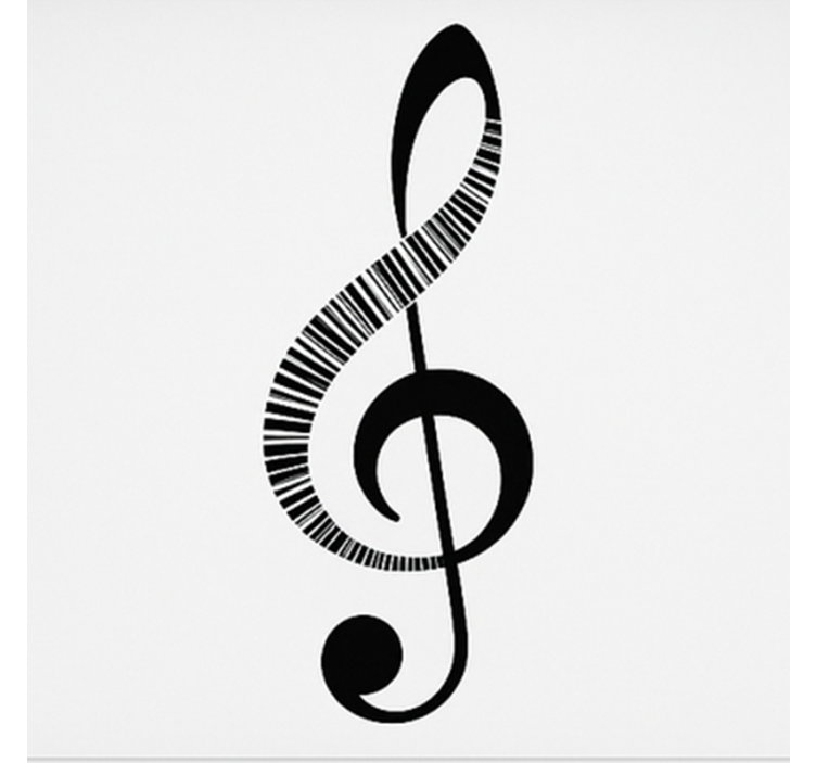 Rolo zavjese tinejdžerski glazbena nota - TenStickers
