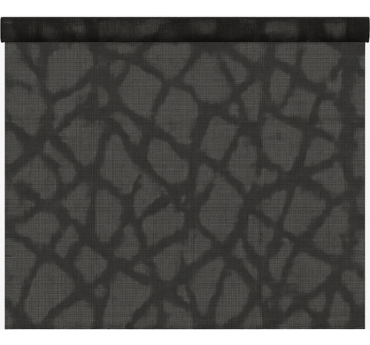 Rolo zavjese ured prozirne crne/sive - TenStickers