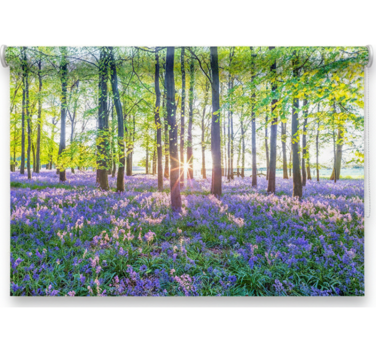 Rolo zavjese drveće inspirirane prirodom modernizma - TenStickers