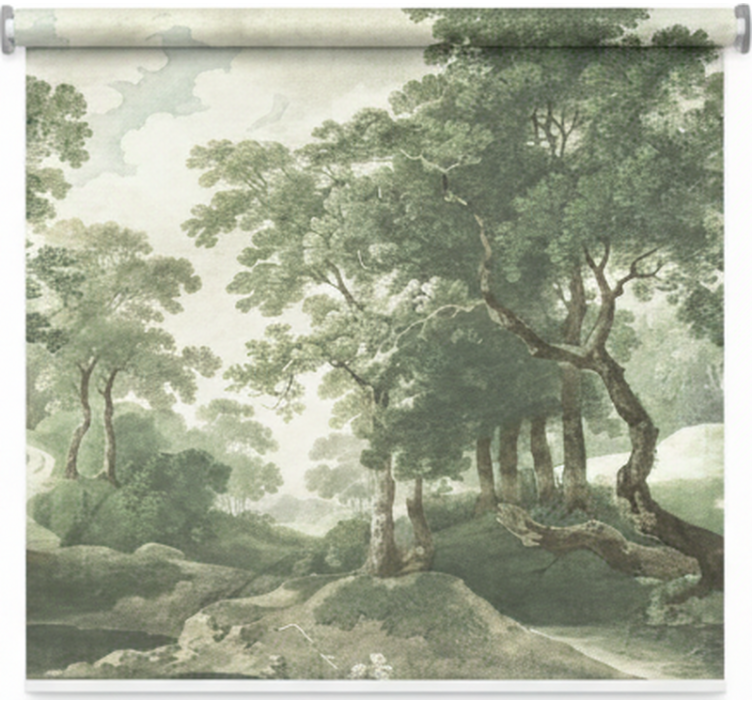 Rolo zavjese drveće klasična bezvremenska priroda - TenStickers