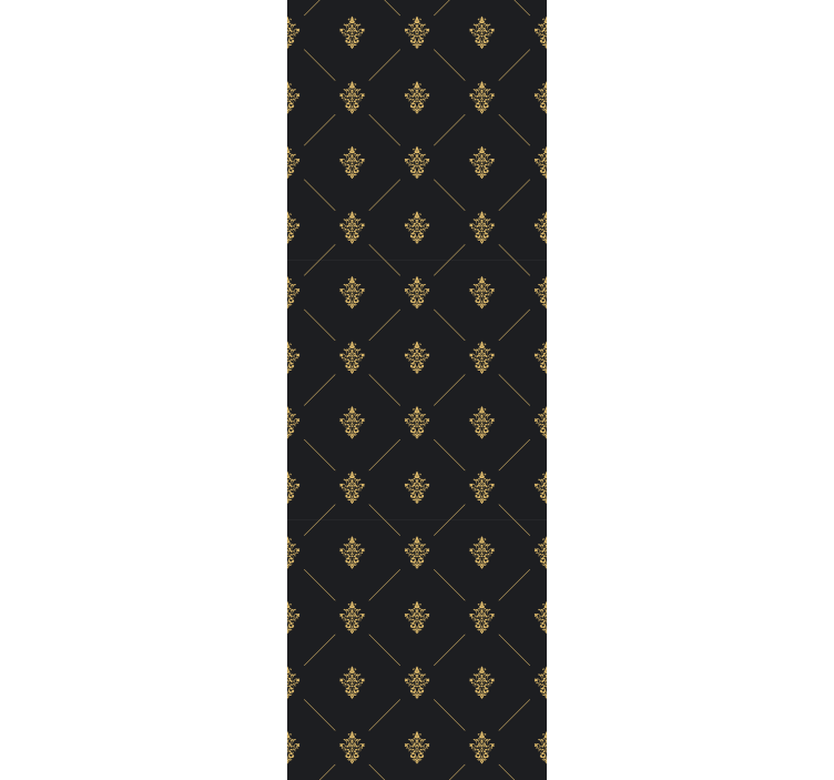 Zavjese za kuhinju elegantne tamne pločice - TenStickers