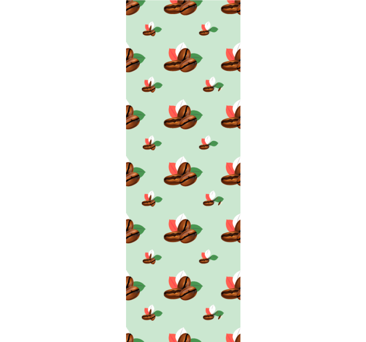 Zavjese za kuhinju s motivom kave svugdje - TenStickers