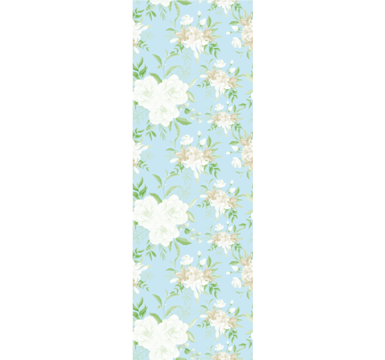 Rolo zavjese blagovaonica u divljem cvjetnom stilu - TenStickers