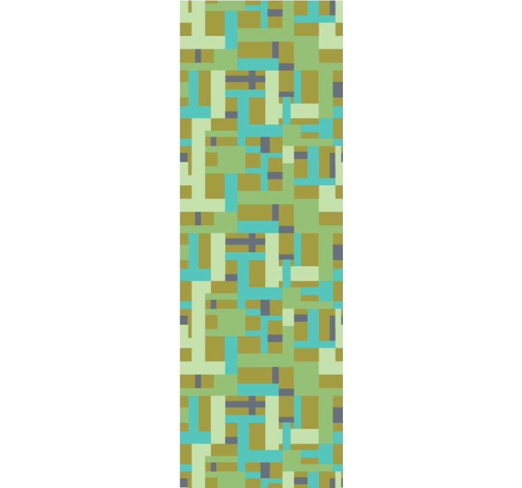 Rolo zavjese blagovaonica u šarenom retro uzorku - TenStickers