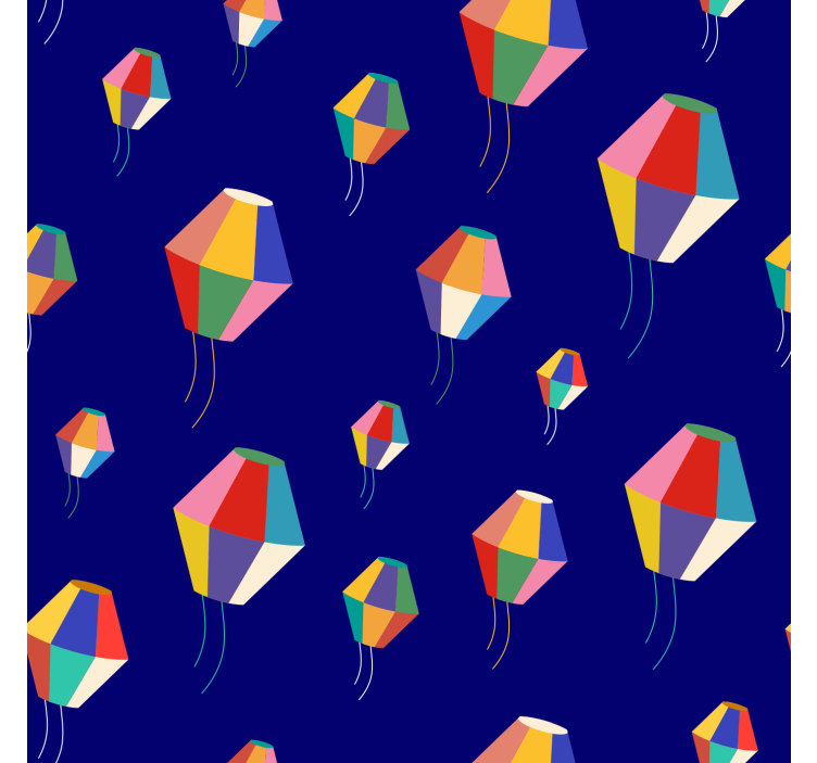 Zavjese za dječju sobu s balonima na vrući zrak - TenStickers