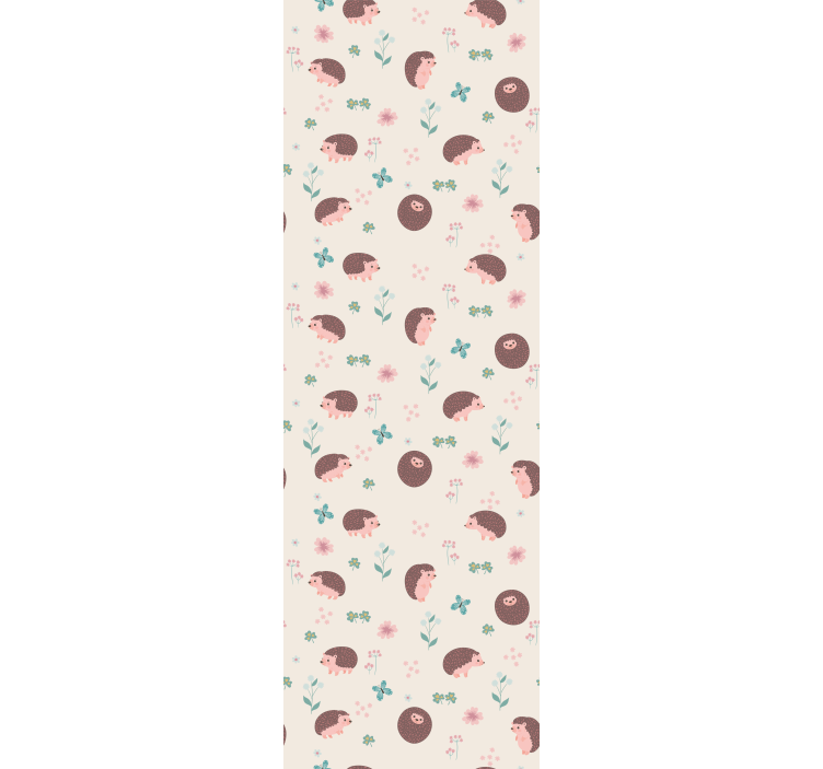 Zavjese za dječju sobu kolekcija slatkih ježeva - TenStickers