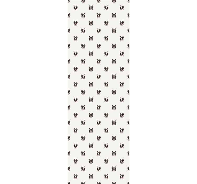 Zavjese za dječju sobu s likom francuskog buldoga - TenStickers