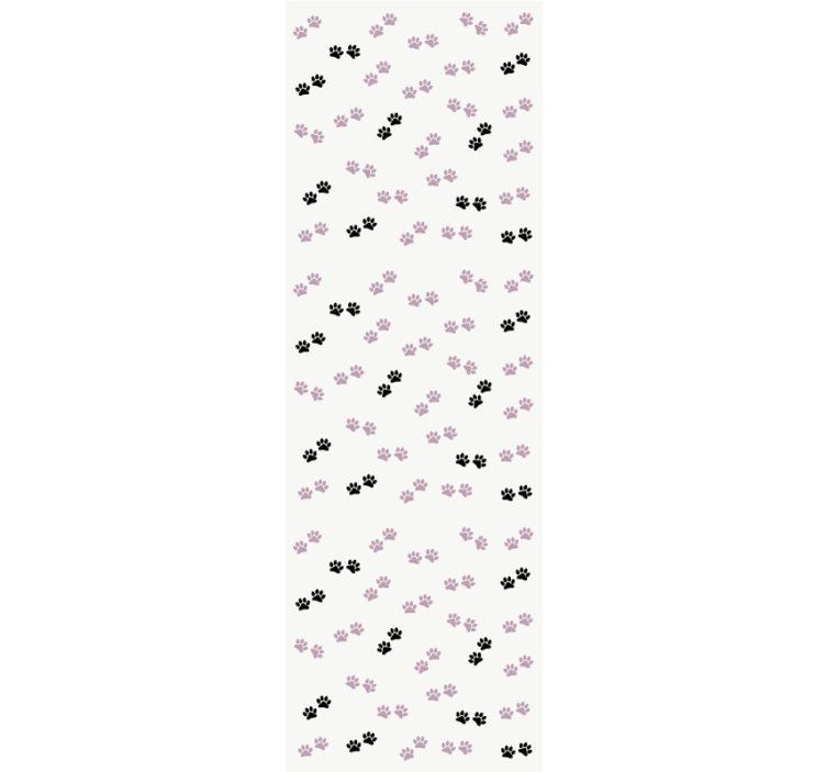 Zavjese za dječju sobu s otiscima mačjih šapa - TenStickers