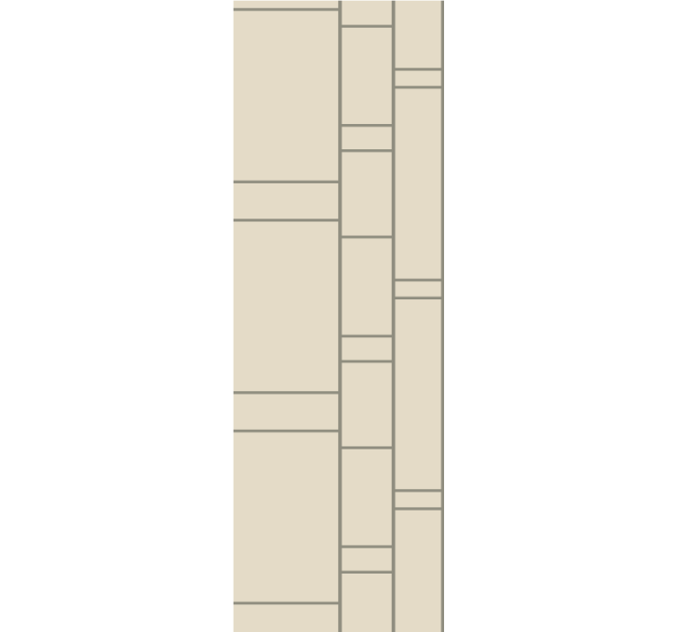 Rolo zavjese ured minimalističkog linearnog dizajna - TenStickers