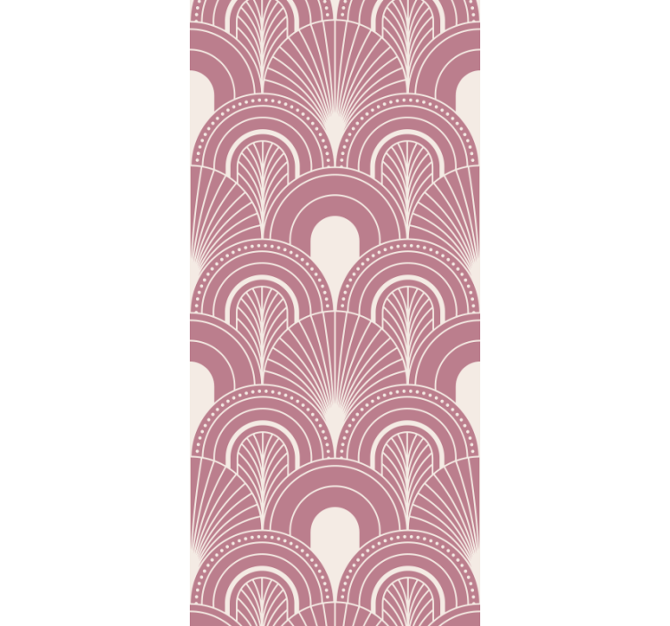Rolo zavjese ured u stilu rose gold arc umjetnosti - TenStickers