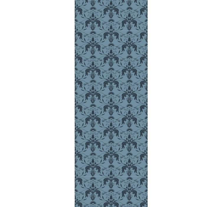 Rolo zavjese ured s cvjetnim uzorcima - TenStickers