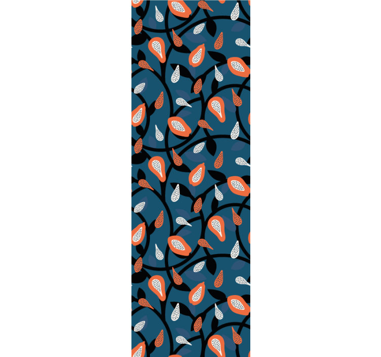 Rolo zavjese tinejdžerski papaja i biljke - TenStickers