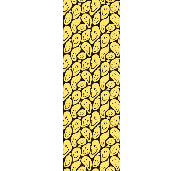 Rolo zavjese tinejdžerski uzorak nasmijanih lica - TenStickers