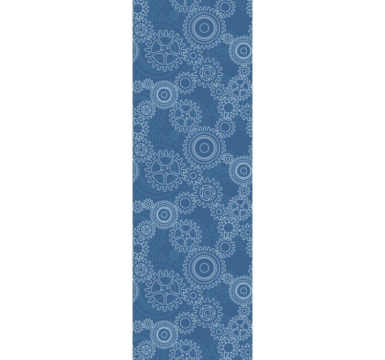 Rolo zavjese moderna s uzorkom 3d mehaničkih lanaca - TenStickers