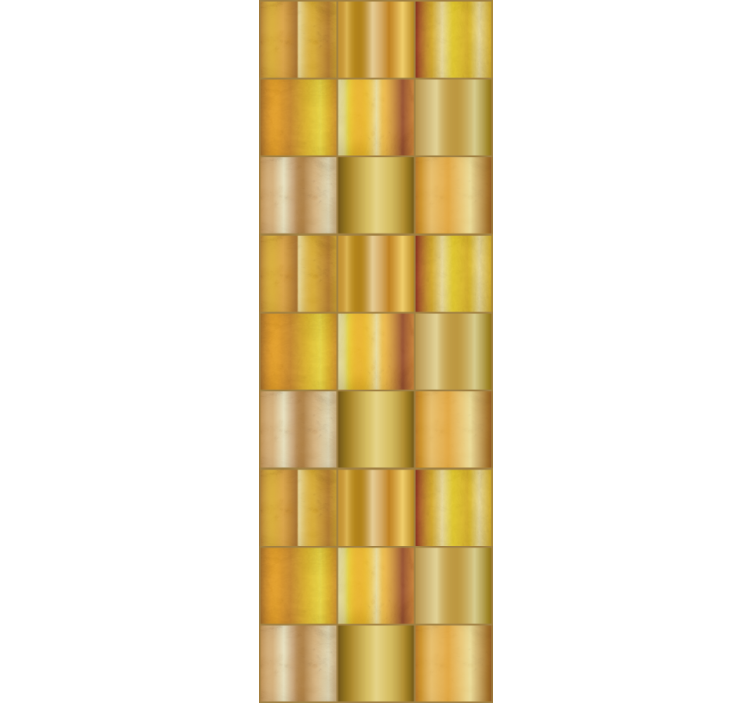 Rolo zavjese moderna zlatno žuti blokovi - TenStickers