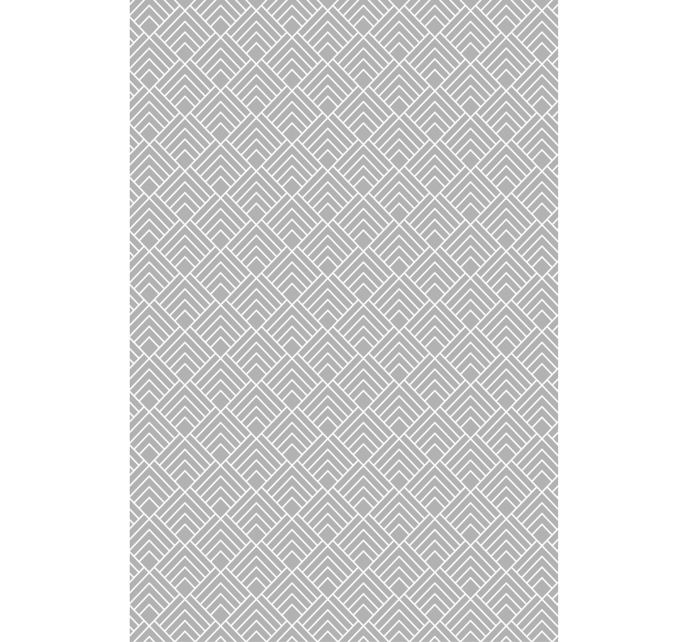 Sive zavjese s laganim sivim linijama u zig zagu - TenStickers