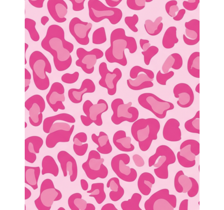 Rolo zavjese ružičasta s uzorkom leoparda - TenStickers