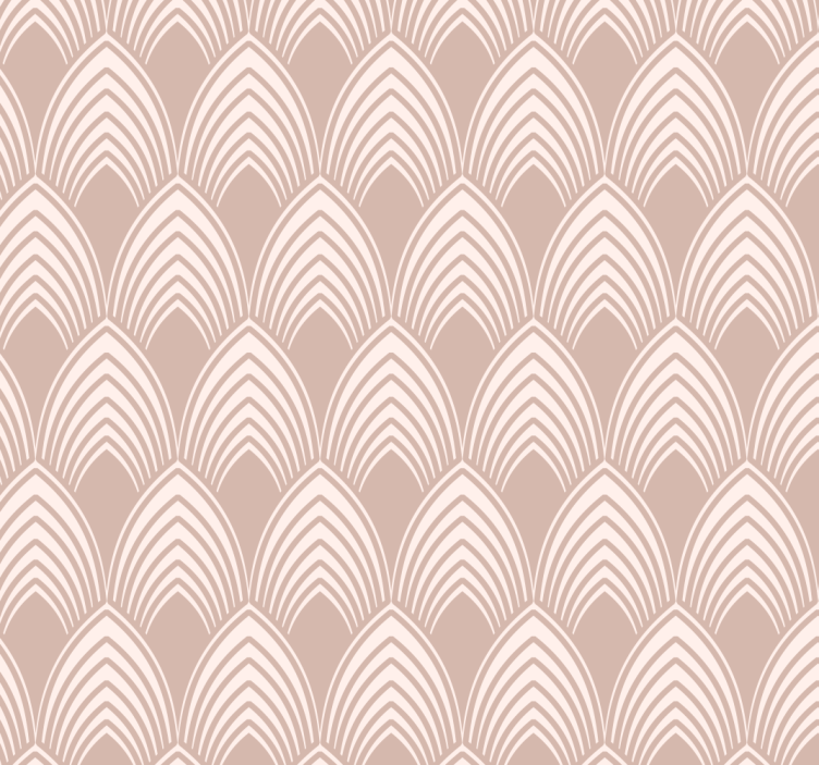 Rolo zavjese ružičasta vintage geometrijski dizajn - TenStickers