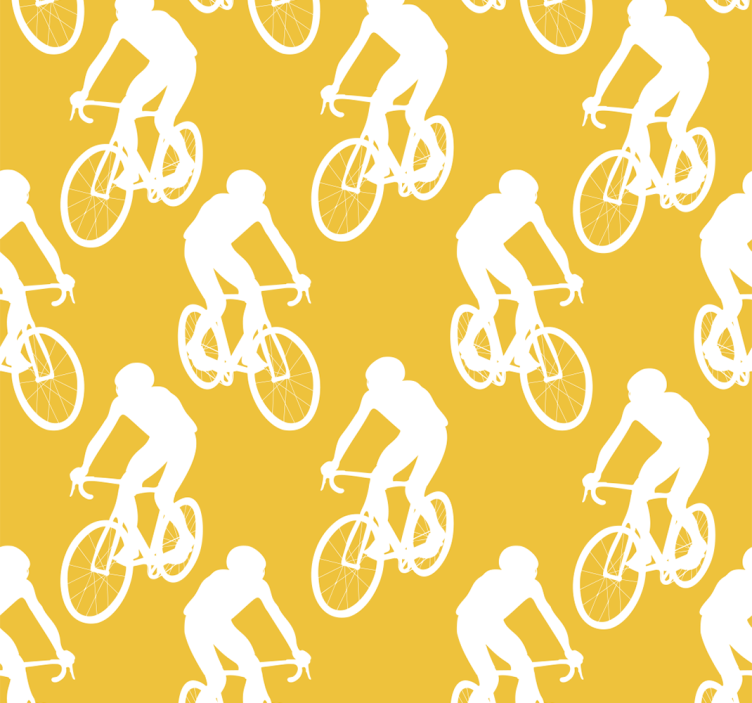 Rolo zavjese žuta boja za bicikliste - TenStickers